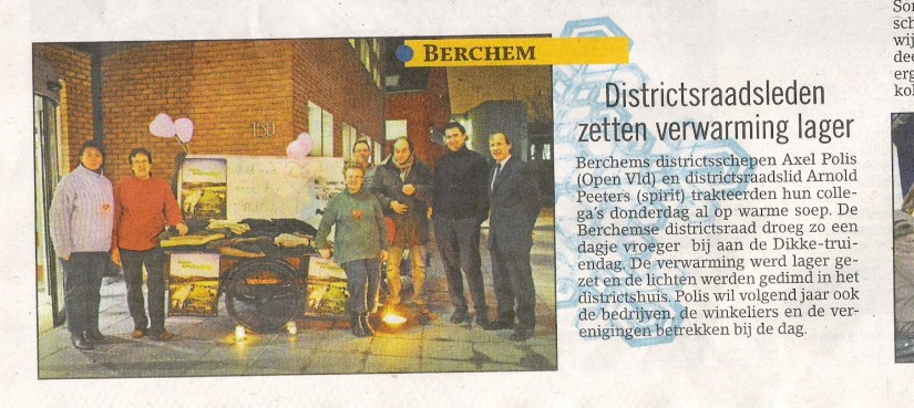 Actie Dikke Truiendag Districtsraad