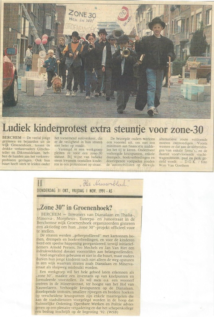 Eerste actie Orpheusbuurt