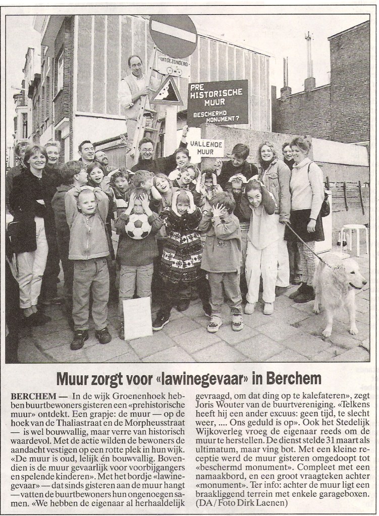 Lawinegevaar in straat