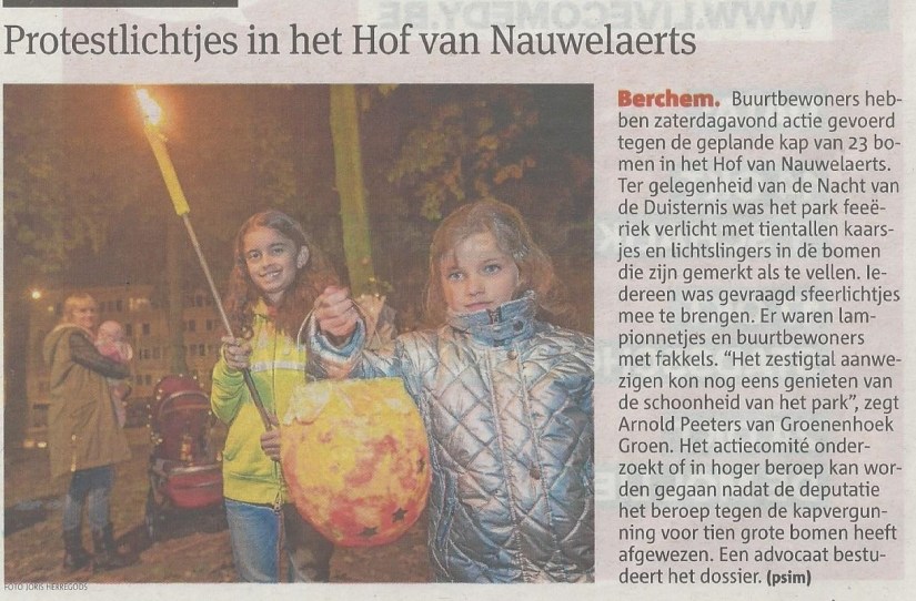 Nacht van de duisternis in GVA